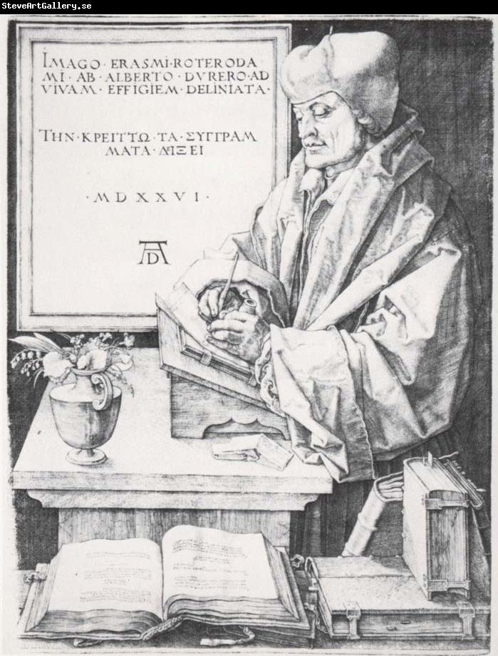 Albrecht Durer Erasmus of Rotterdam
